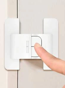 2/4 pièces Serrures pour réfrigérateur/tiroir/distributeur d'eau pour enfants, installation sans perçage, couleur aléatoire