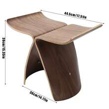 Solid Wood Stool Butterfly Stool Decorative Furniture For Entrance Doorway Living Room - Maple - View 4
