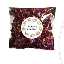 1pc/1pack/10packs/20packs/30packs Dried Flowers, Candles, Natural Dried Flower Petals, High-End Materials, Multicolored Paper Confetti, Handmade DIY Flower Materials, Suitable For Decoration, Birthday, Wedding