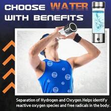 Hydrogen Water Bottle Generator Portable Rechargeable Aquahealth Hydrogen Water - 1 - View 5