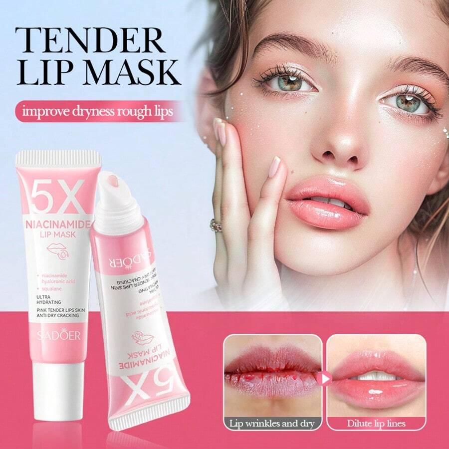 SADOER 適合深色唇的護唇膏,保濕美白粉末,健康亮唇,適合柔粉色唇 - 彩色 - 查看 1