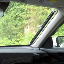 Automobile Roller Shutter Sunshade, Front Side Retractable Heat-Resistant Curtain - Convenient Installation, High-Quality Materials, Creating A Perfect Interior Space, Bidding Farewell To High Temperature Distress! - 49,21*15,75 inch - Xem 7