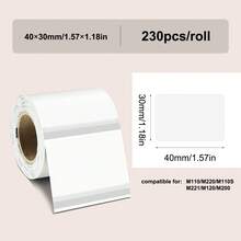 Round Circle Thermal Label Compatible With Phomemo M110/M150/M221/M220/M120/M200/M250 Label Printer, 1.96" X 1.96" 50x50 Mm, 140 Labels/Roll, Black On Transparent, 100% Compatible List:SUPVAN T50M Pro, Phomemo M110/M220, NETUM P1, MARKLIFE P50, CLABEL 221B/220B, PUQU AQ20/Q1, NetumScan G5, B3S, PUQU AQ20/Q1 School Supplies, Back To School