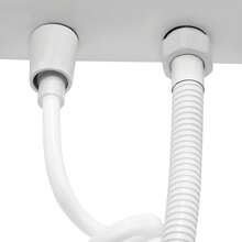 Shower Faucet White Mixed Faucet Shower Set Rain Shower Head Hand Shower Shower System - White - View 9