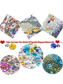 DIY 5D Partial Diamond Painting Set, Beautiful African Woman, Home Wall Decoration, Special Irregular Crystal, Used As Interior Decoration,Good Product For Beginners, Diamond Mosaic Art Kits For Adults, 30x40cm/11.81x15.74inch - LW56 - 查看 5