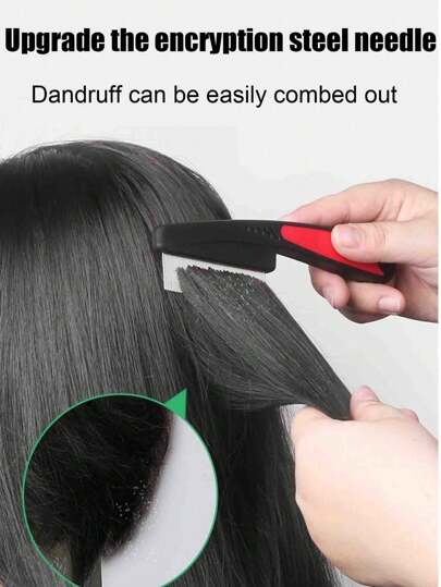 1pc Scalp Massaging Hair Brush, Densely Bristled For Dandruff Removal And Deep Cleansing ,Comb Hair ,Hair Styling Tools Hair Accessories