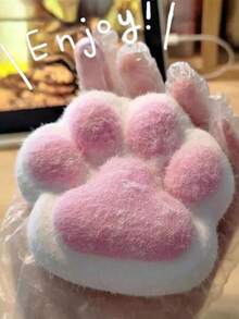 1个可爱柔软的猫爪捏捏乐玩偶，便携式毛绒玩偶，解压玩偶，节日/生日/派对礼物，礼品袋填充物，课堂奖励，抗压玩偶 - 多顏色 - 查看 4