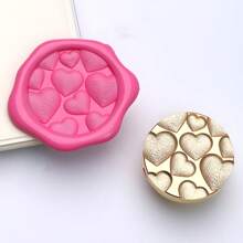1 Pc, Cluster Flower Plant Series Sealing Wax Stamp Head, Suitable For Cards/Envelopes/Wedding Invitations/Gift Packaging/Suitable For Handmade DIY Production And Gift Sealing, School Supplies, Back To School