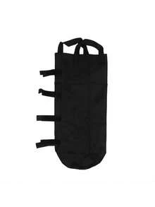 1PC /4Pcs Heavy-Duty Weight Bags With Secure Straps, Sand Bag Tent Kit For Garden Gazebo Marquee Party Tent Set - Leg Weights Foot Sand Bags Tent Weights Sand Bag Oxford Cloth Canopy Weight Reusable Empty Weighting With Handle Fixed Sandbag - Windproof Sandbags For Outdoor Sunshades, Pop-Up Tents & Gathering Canopies, Portable Weight Bags|Sleek Black Design|Sturdy Handle Design - Black - View 13