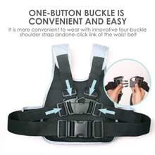 Universal Motorcycle Safety Belt For Kids With Storage Bag Rear Seat Grab Handle Strap Harness Adjustable Child Reflective Strip,Adjustable Riding Safety Belt,Baby Essentials,Baby Travel Essentials - Multicolor - View 8