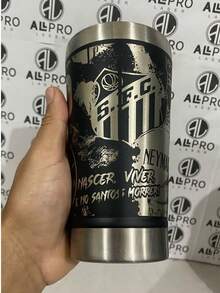 Personalized Thermal Cup With Laser Engraving 360° Various Arts - SAINTS 01 - View 4