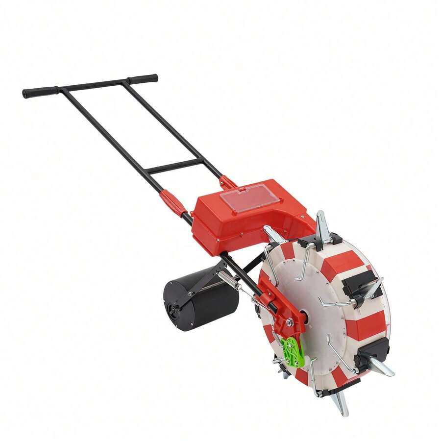Rainaut Garden Seeder, Manual Seeder, Seeder Planter, Hand-Push Seeder Which Can Sow Seeds Of 3-15 Mm, Such As Maize, Soybean, Peanut, Mung Bean, Cotton - Red - View 1
