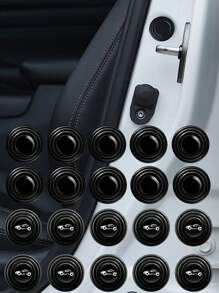 10Pcs Thickened Silicone Door Shock Absorbers – Noise Reducing And Anti-Collision Pads For Doors Trunks Hoods, Non-Destructive Installation No Tools Required, Reusable Durable Soundproofing Auto Parts,Suitable For All Models