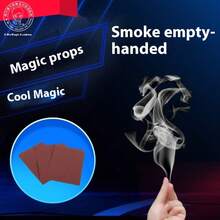 手持吸烟魔术道具手指烟雾炫酷近距离烟雾生成魔术道具节日礼物生日礼物精美礼品 - 彩色 - 查看 2