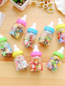 12件儿童创意糖果盒，透明婴儿洗澡奶瓶设计婴儿生日糖果盒 - 12pcs - 查看 5
