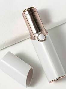 时尚口红状女士电动剃须刀 - 紧凑便携面部脱毛器，精密微型刀片，360°无痛修剪