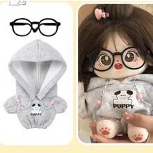 20 厘米娃娃衣服系列，可爱服装套装，适合装扮的娃娃服装，拉布衣柜礼物，适合朋友和家人，复活节篮子填充物（仅衣服，不含娃娃）