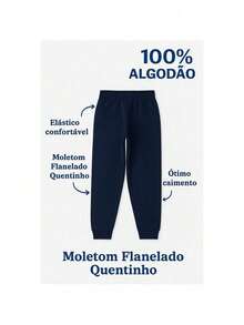 2 Winter Cotton Sweatpants For Boys - Nhiều màu - Xem 5
