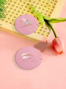 Specchietto da tasca scorrevole con lettere iniziali floreali in oro da A a Z stampate, specchio compatto portatile, specchio per il trucco, specchio da toilette, specchio da viaggio, mini specchio da mano, specchio per il trucco per uso quotidiano, viaggio e feste, un piccolo regalo carino e divertente, necessario per il ritorno a scuola, regali per la stagione dei balli di fine anno, per uso quotidiano, appuntamenti, compleanni, festività, ritorno a scuola, estate, vacanze, spiaggia, viaggi, pendolarismo, regalo per la laurea