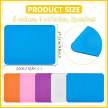 New 5 Colors Felt Rectangle Insert Panels For Ita Bag DIY Crafts 12.5x9.8 Inch Set With Pin Display Functionality And Stylish Window Packet Design - As Pic - View 2