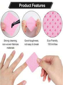 Gel Nail Polish Remover Wipes Cleaner Nail Remover Lint Free Wipes Cleaner Paper Pad Wholesale Makeup Tools, Cleaner, Nail Art, Nail Polish Remover, Lint Free Wipes, Cleaner, Paper Pad(Random Color)