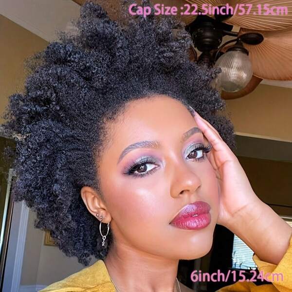 Short BOB Curly Wigs For Women Human Hair Afro Kinky Curly Wig Brazilian Virgin 13x4 Transparent Lace Front Wig Human Hair 180% Density Lace Front Bob Wigs