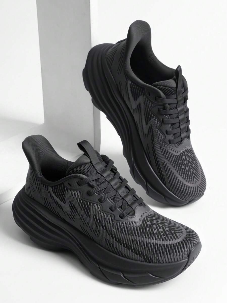 Women's Slip On Walking Shoes Hands-Free Cushion Running Tennis SwiftPlush Non-Slip Comfortable Workout Gym Athletic Fashion Sneakers - màu đen - Xem 1