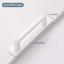 2 件免钻孔窗户和门拉手，简约外观，适用于橱柜抽屉、衣柜、冰箱、玻璃门 - 彩色 - 查看 14