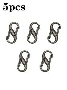 1/5/10 件男女款背包拉链锁套装易拉扣防盗拉链夹 - 保持拉链闭合 - 背包扣带两个弹簧扣适用于行李箱手提包钥匙钱包 DIY 配件旅行必需品多功能 S 扣挂钩适用于旅行露营户外海滩暑假返校旅行配件假日