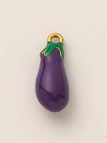 1 件不锈钢水果系列西瓜、香蕉、菠萝、葡萄、牛油果、橙子、芒果吊坠，适合 DIY 创意项链、手链、耳环、包链、钥匙扣，镀 18K 金，适合送给妻子、母亲和女朋友的创意吊坠