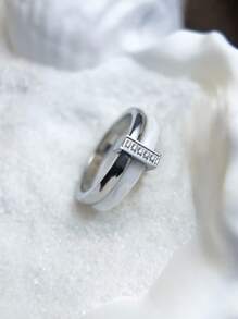 Xinguo 1 peça de joias elegantes, cerâmica branca, aço inoxidável, anéis de zircônia cúbica para mulheres, festa de casamento, caixa de presente para namoro