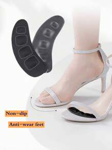 Anti-Slip Heel Grips, Silicone Insole Pads, Shoe Heel Liners, Foot Pain Relief Cushions, Heel Strips, Toe Protectors, Half Size Filler - Shoe Accessories To Prevent Slip, Rub And Reduce Shoe Size
