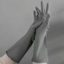 厨房洗碗手套 - 可重复使用的家用清洁手套，灵活耐用，多用途清洁手套，非常适合厨房、浴室、洗衣房 - 彩色 - 查看 14