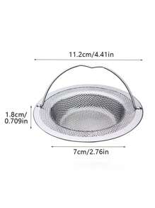 1/3 Stück Spülbecken Filter, Küchen Abflussfilter, Scheiben Filter, für Spülbecken mit Griffen, Metall Spülbecken Filter, Bodenablauf für Küchengeschirr