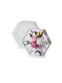 1/2 pièces Moule en résine silicone en forme de cœur hexagonal de grande taille. Moule artisanal pour la décoration de la maison, les bijoux, les cadeaux faits maison. Convient pour le livre, l'oreiller, la cristallerie, l'artisanat en résine époxy.