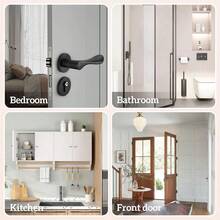 1/2pcs Over The Door Hooks, Wall Mount Towel Hanger, Towel Rack For Bathroom Towel Holder For Hanging Heavy Duty, Towel Hanger Over Door Hanger With 7 Coat Hooks For Bedroom Kitchen - Multicolor - View 5