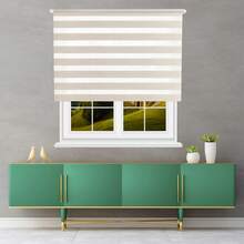 Well Home 日夜捲簾 - 亞麻效果色，160 x 175公分（寬 x 長）/布料尺寸 157 x 170公分