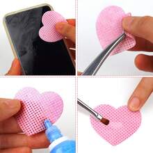 200pcs Non-Woven Nail Polish Remover Wipes, Lint-Free Nail Cleansing Wipes, Absorb Eyelash Extension Glue Cleaning Wipes, Manicure Supplies