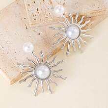 1 Pair/Set Retro Design Elegant Sun Ladies Earrings, Suitable For Summer, Beach, Party, Wedding, Daily Wear, Festival, Valentine's Day, Mother's Day, Gift