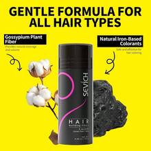 SEVICH Hair Fiber Spray - Instant Hair Thickening Powder For Men & Women, Hair Building Fibers For Thinning Hair, Root Touch Up Hair Color, Waterproof, Sweatproof, Natural Look,120ml Dark Brown Friend's Gift - 深棕色 25g+1 - 查看 7
