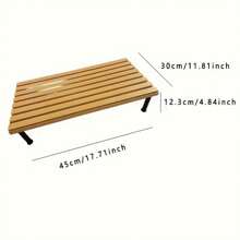 ABS High-Quality 1pc Raised Cat/Small Dog Feeding Station With Stand, Indoor Pet Dining Table With Elevated Food Mat