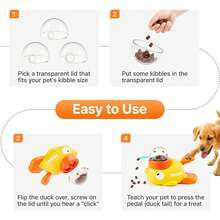 1 件宠物防漏喂食器，自娱性喂食器，猫狗食物分配益智喂食器玩具，宠物趣味玩具，缓解焦虑，与主人互动，适用于猫狗