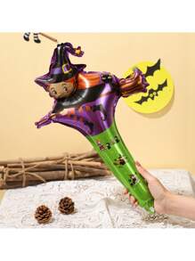 16 pièces de ballons en feuille d'aluminium aléatoires en forme d'araignée, de citrouille, de crâne, de fantôme, de chat pour la décoration d'Halloween, le Jour des Morts, un anniversaire, les ornements de maison hantée