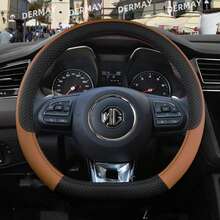For MG HS ZS EV MG3 3SW MG5 MG6 MG7 ZR EHS EZS GT 9 Colors Car Steering Wheel Cover PU Leather Non-Slip Auto  Accessories