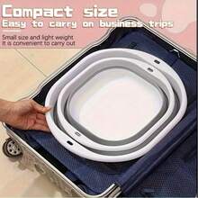 Portable Foldable Cat Litter Box Set - Splash-Proof Foldable Design, Includes Litter Scoop, Odor-Proof, Easy To Clean And Carry, Suitable For Small Spaces, Travel And Home Use, Durable Plastic Material, Cat Christmas Gift - Multicolor - View 4