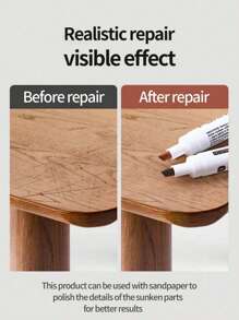 12pcs Furniture Repair Marker Pen Set, Repairing Scratches, Cracks, And Nail Holes On Wood Floors And Furniture, Waterproof And Durable,Back To School Supplies, School Stuff, First Day Of School