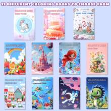Relaxation And Stress Relief Coloring Book, Containing Various Cartoon Patterns, Exploring The Beautiful World, Using Safe And Paper, The Pattern Is Exhaust And The Lines Are Clear, Coloring Book, Back To School, School Supplies, Children's Birthday Gift, Relaxation Gift