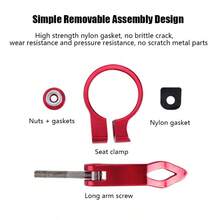 Cycle Zone 1 Pc Aluminum Alloy Seatpost Clamp For Mountain Bike, Quick Release Seat Tube Clip - Multicolor - View 7