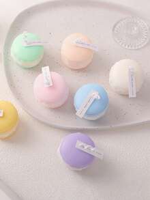 1 pièce Bougie décorative artisanale en forme de macaron, cadeau de mariage et de nouvel an, décoration de chambre, cadeaux - Multicolore - Voir 11