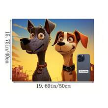 1pc Pet Placemat With Dog Print, Quick Dry Pet Feeding Mat, Easy To Clean, Suitable For Pets All Year Round, Dog Cage Mat, Cat Cage Mat, Pet Cage Pad - Multicolor - View 16